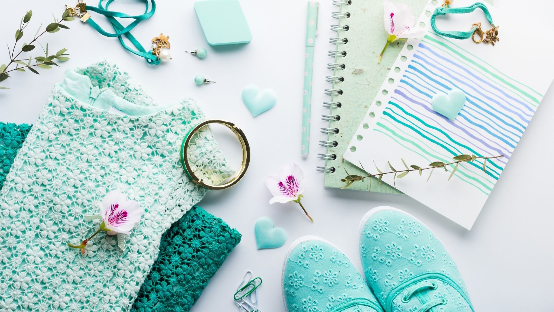 Teal Accessories
